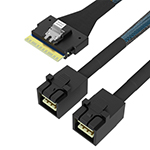 Slim SAS SFF-8654 74P转36P HD Mini SAS 2SFF-8643 效劳器阵列卡毗连线